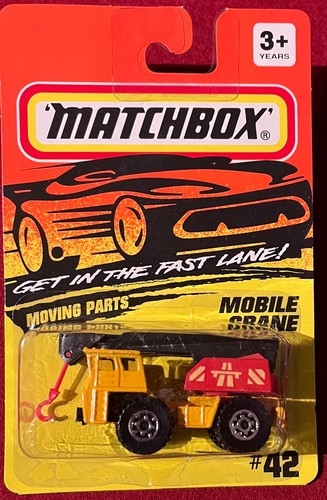 Matchbox mobile crane - crane,