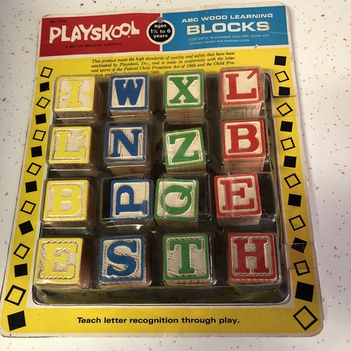 Vintage 1970 playskool letter - playskool,