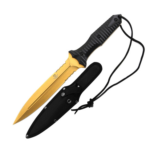Tactical knife spear point - tactical,
