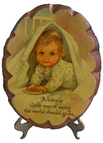 Vtg wood art - wood,