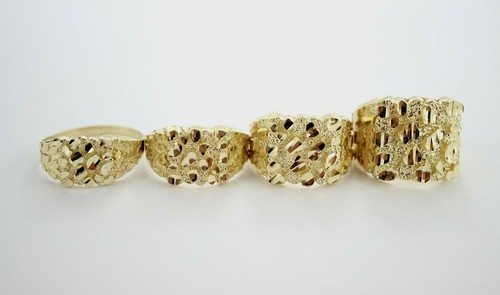 Authentic 10k gold nugget - 10k, ring