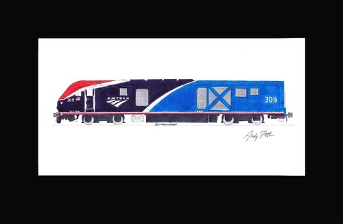 Amtrak siemens charger - siemens,