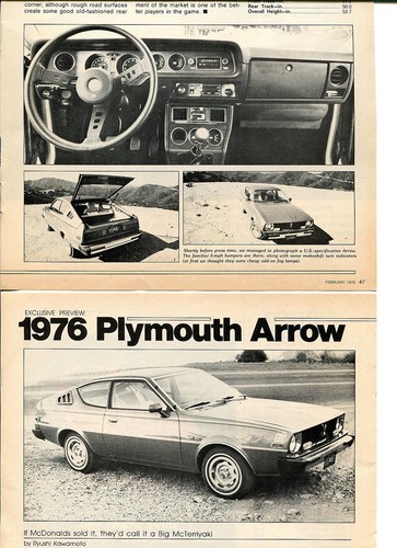 1976 plymouth arrow - 1976, pg