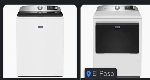 Maytag white washer dryer - washer, &