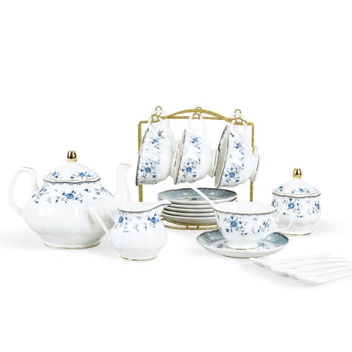 Fanquare piece blue rose - blue,