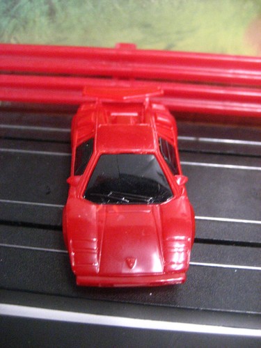 New tyco slot car - car, red