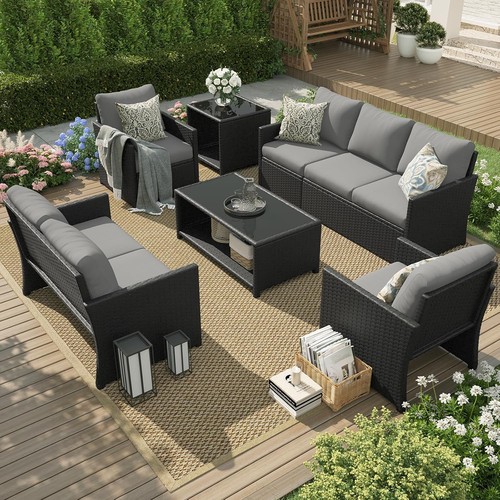 Patio furniture set - furniture, with