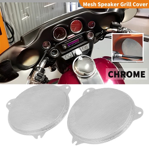 Chrome front mesh speaker - mesh,
