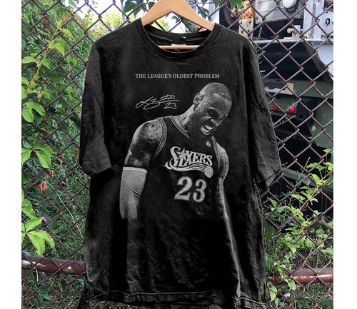 Lebron james sixers tee - lebron,