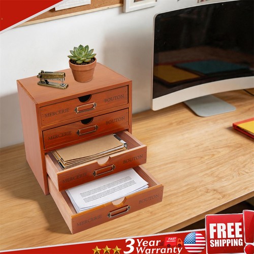 Vintage drawer desk - 4-drawer,