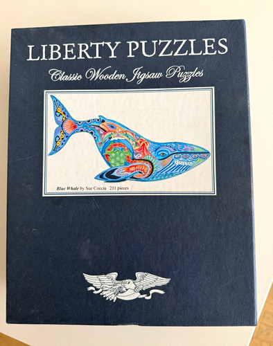Liberty puzzles blue whale - blue,