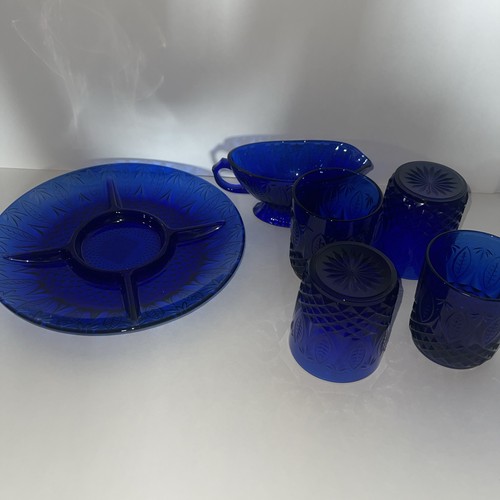 Lot vintage avon - avon, cobalt