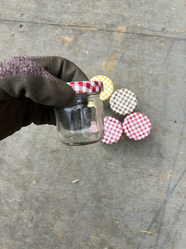 Set mini clear glass - set, of