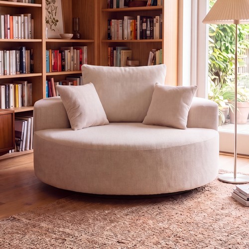Oversized round swivel - 55",
