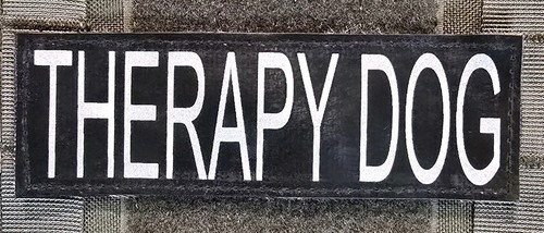 Therapy dog large reflective - therapy,