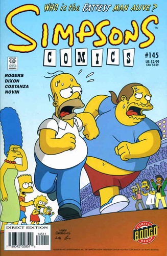 Simpsons comics 145 nm - comics, #145