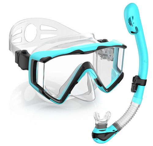 Kit snorkel adultos - snorkel, máscara