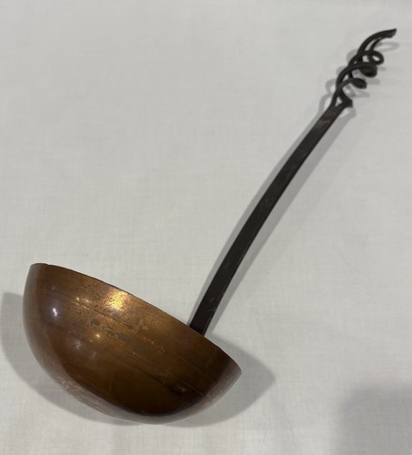 Vintage antique copper ladle - vintage/antique,