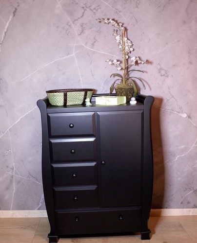 Wooden black nursery set - nursery,
