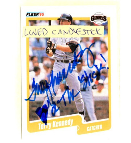 Autographed terry kennedy - autographed,