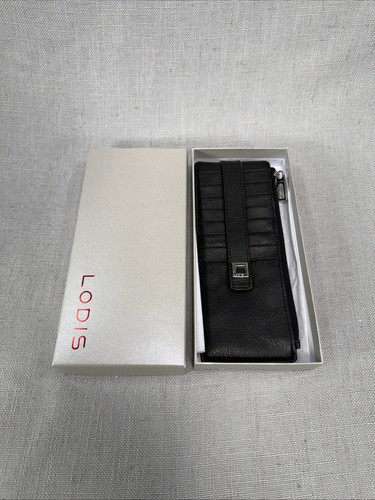 Black lodis leather slim - lodis,