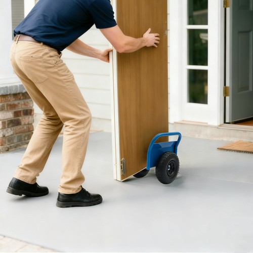 Blue material cart for - material,
