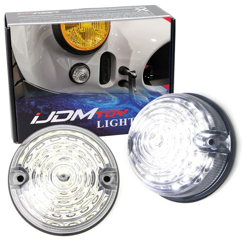 Flush mount clear lens white - mount,