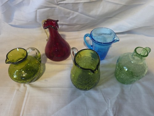 Vintage handblown crackle - vintage,