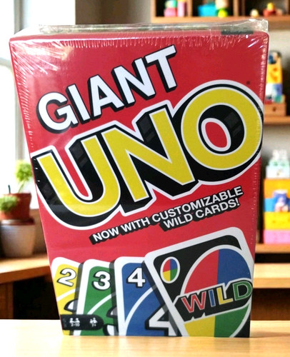Mattel uno giant card game - card,