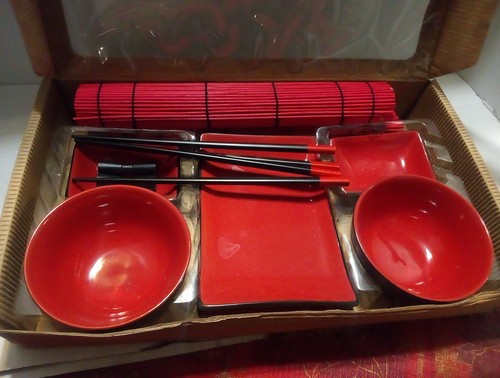 Asian inspiration red black - inspiration, red/black