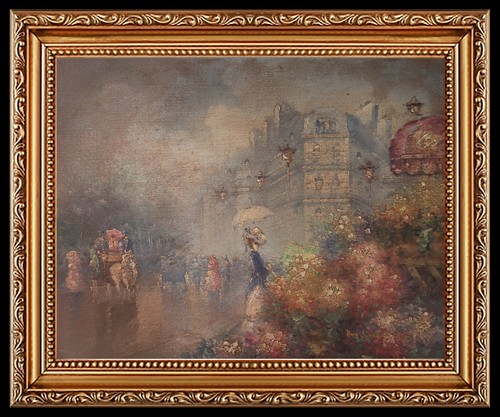Vintage oil x24 - oil, 20"x24”