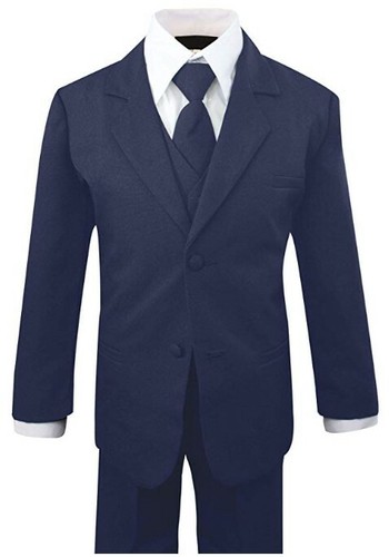Boys formal navy suit pieces - navy,