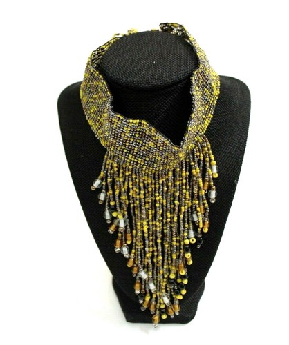 Handmade boho beaded elastic - beaded,