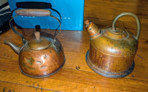 Vintage copper tea - tea, and