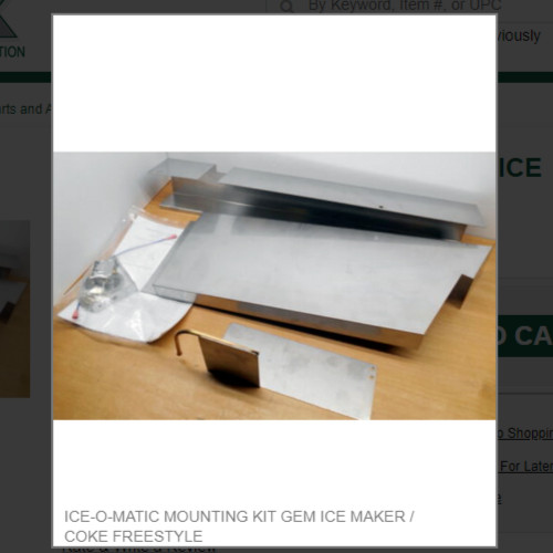 Ice matic mounting kit gem - ice-o-matic,