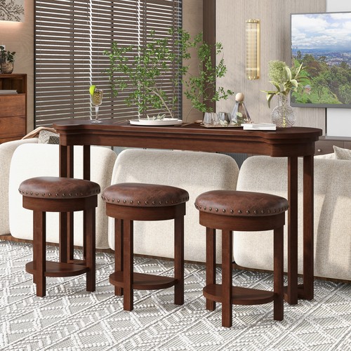 Piece bar table set 3 - set, pu