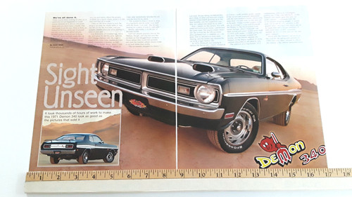 1971 dodge demon 340 original - demon,