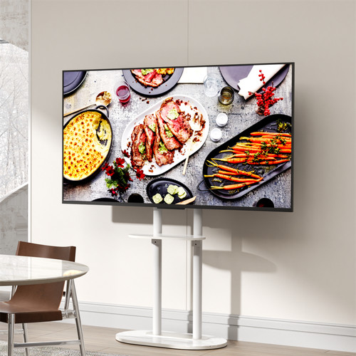 Floor stand marble base - tv,