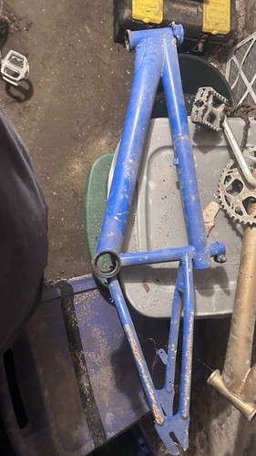 Blue bmx bike - 20, steel
