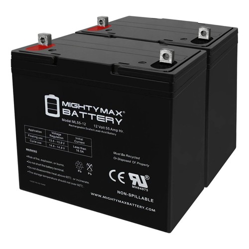 Mighty max 12v 55ah pride - mighty,