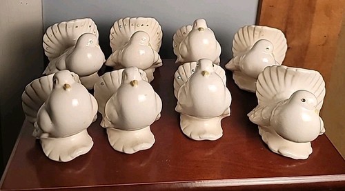 Set vintage white glazed - set,