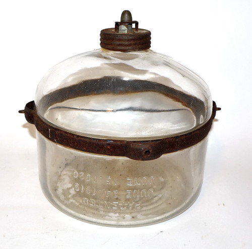 1920 antique glass kerosene - 1920,