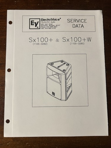 Electro voice sx100 - electro-voice, sx100+