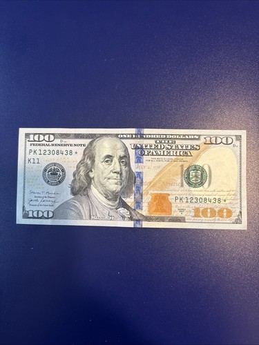 100 bill one hundred dollar - hundred,