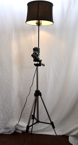 Camera floor lamp - camera,