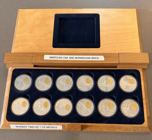 Norway oz silver medal - norway, 12