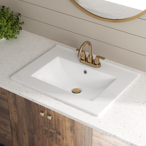X18 white drop in bathroom - white,
