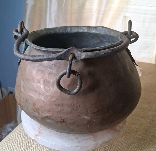 Antique hand hammered copper - hand,