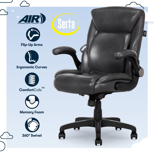 Air lumbar bonded leather - bonded,
