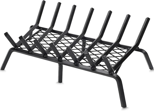 Fireplace grate with ember - with,